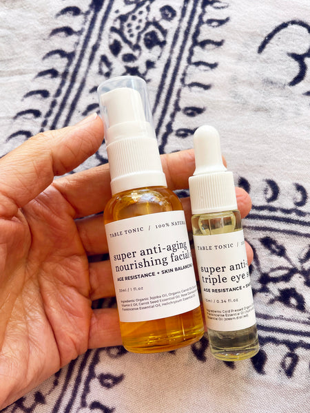 THE BEAUTY SET 1 • 30ml Facial Oil + 10ml Eye Serum • (SAVE 15%) NEW