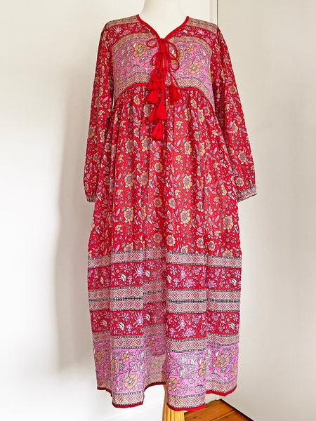 Chowchilla Vintage Indian GYPSET Dress • "Asha" • BACK IN STOCK