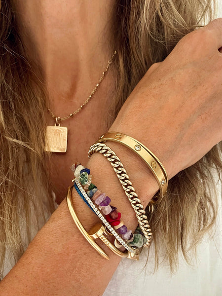 EARTH ANGEL Cleansing Crystal Chip Bracelet