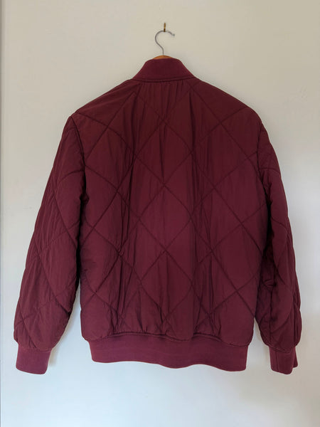 Pre-Loved Quilted Bomber Jacket • Size 6