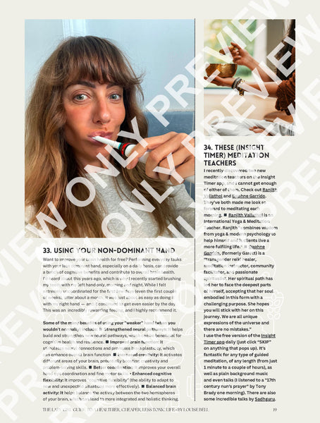 Lou’s Lazy-Girl Guide to a Healthier, Cheaper, Less Toxic Life E-Book