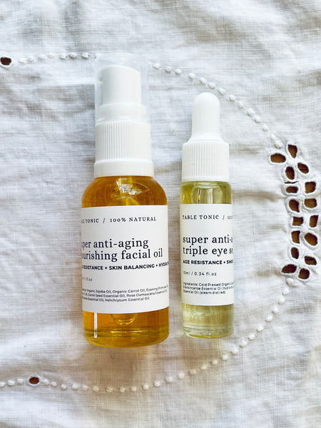 THE BEAUTY SET 1 • 30ml Facial Oil + 10ml Eye Serum • (SAVE 15%) NEW