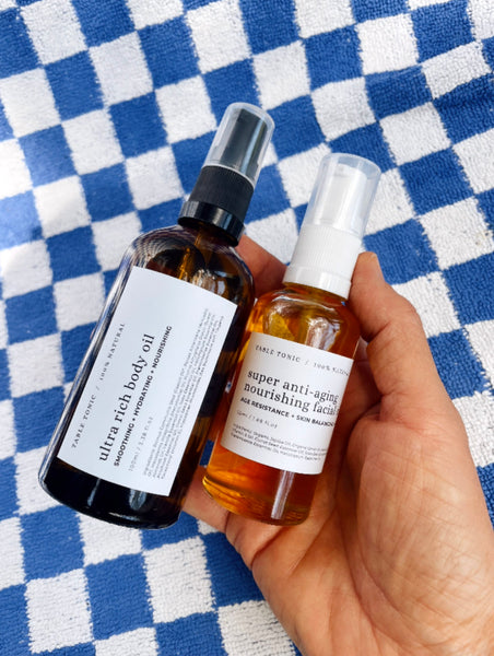 THE BEAUTY SET 3 • 100ml Body Oil + 50ml Facial Oil • (SAVE 15%) NEW