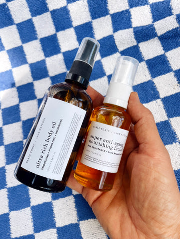 THE BEAUTY SET 3 • 100ml Body Oil + 50ml Facial Oil • (SAVE 15%) NEW