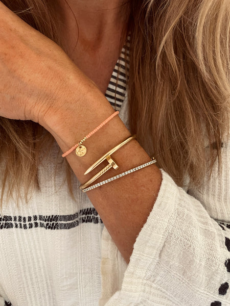 BEDOUIN Coin Bracelet (Blush)