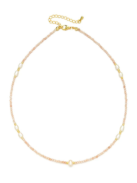 NALU Freshwater Pearl Choker (Blush)