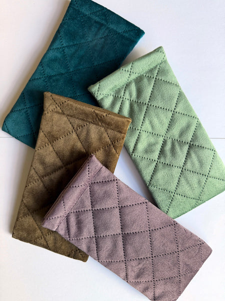 Quilted Glasses Case (Spirulina) • NEW