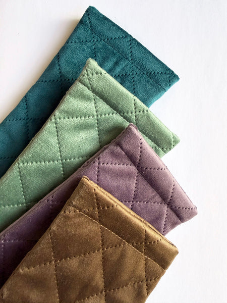 Quilted Glasses Case (Spirulina) • NEW