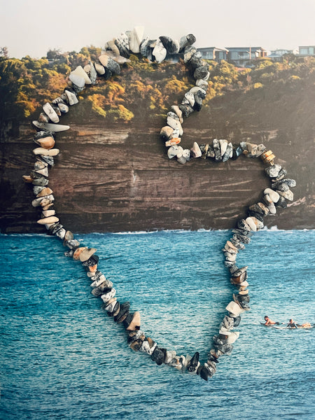 The Surfer Boy Necklace (Dendritic Agate)