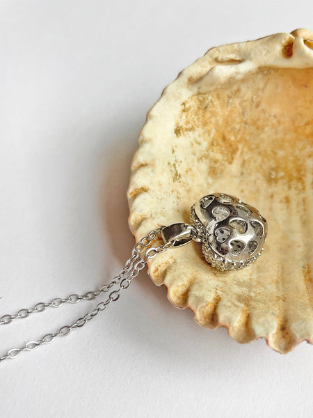 The ALWAYS Pendant Necklace (White Gold) • NEW