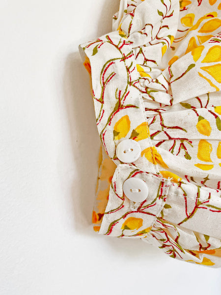 Chowchilla Vintage ARKIE Dress (Midi) • "Yellow Meadow" • NEW