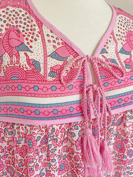 Chowchilla Vintage Indian GYPSET Blouse • "Tulsi" • BACK IN STOCK