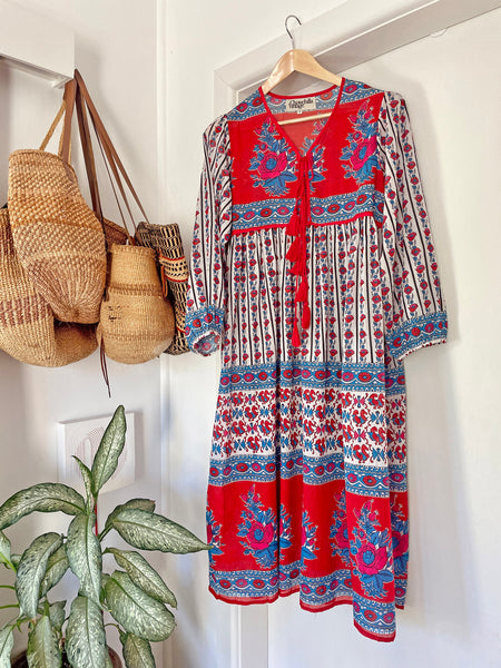 Chowchilla Vintage Indian GYPSET Dress • "Manon" • BACK IN STOCK