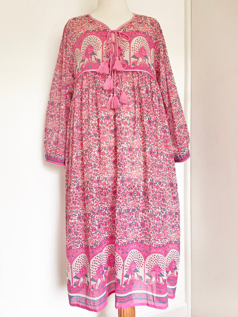 Chowchilla Vintage Indian GYPSET Dress • "Tulsi" • BACK IN STOCK