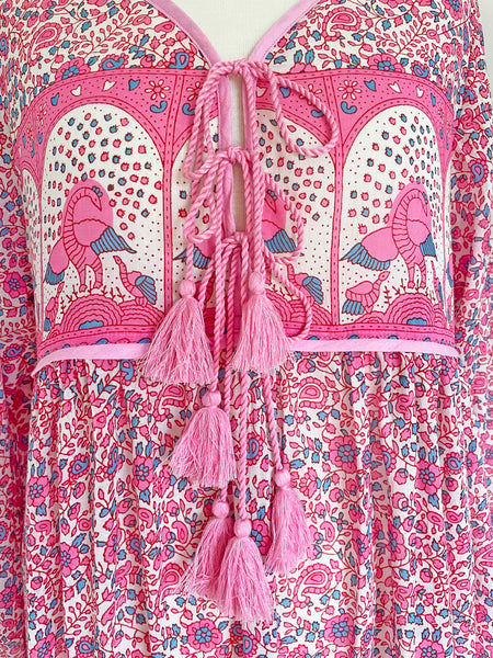 Chowchilla Vintage Indian GYPSET Dress • "Tulsi" • BACK IN STOCK