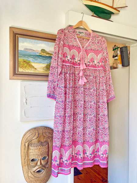 Chowchilla Vintage Indian GYPSET Dress • "Tulsi" • BACK IN STOCK