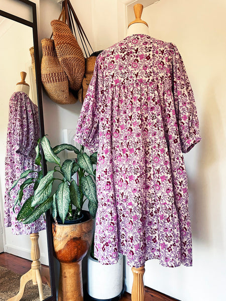 Chowchilla Vintage ARKIE Dress (Midi) • "Petal Whimsy" • NEW