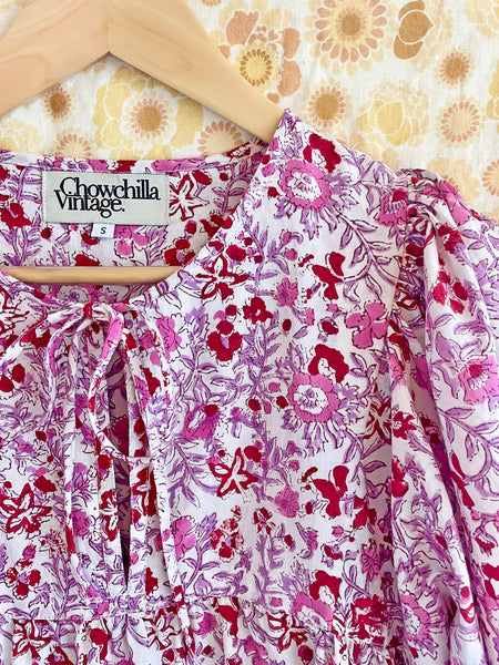 Chowchilla Vintage ARKIE Dress (Midi) • "Petal Whimsy" • NEW