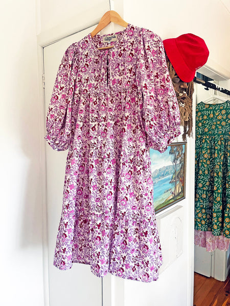 Chowchilla Vintage ARKIE Dress (Midi) • "Petal Whimsy" • NEW
