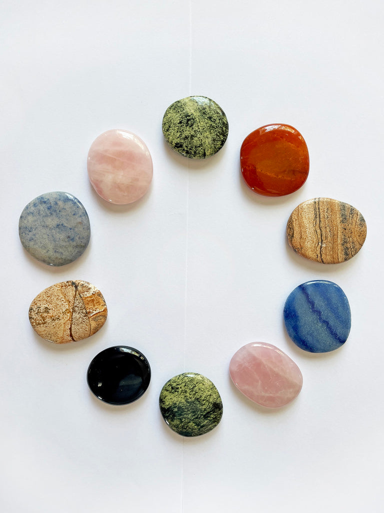 CALM Palm Stone Crystal Set (10 pieces) • NEW