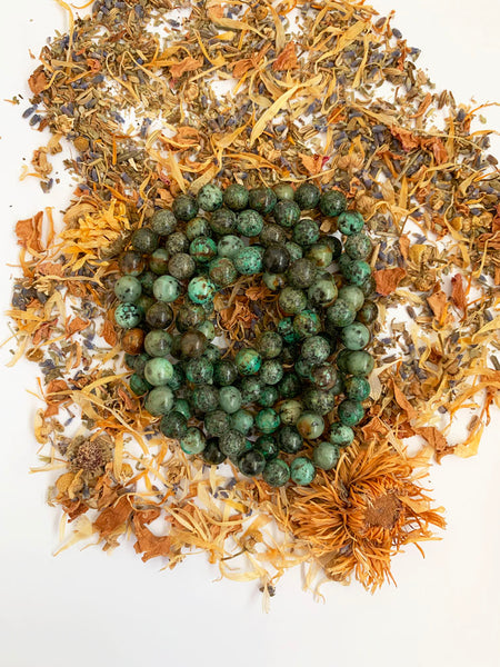 AFRICAN TURQUOISE Crystal Bracelet