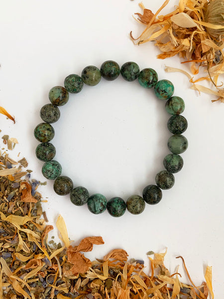 AFRICAN TURQUOISE Crystal Bracelet