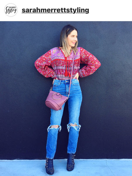 Chowchilla Vintage Indian GYPSET Blouse • "Asha" • BACK IN STOCK