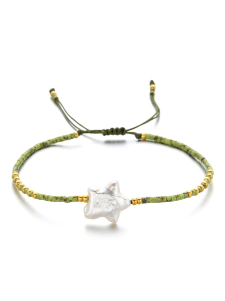 STARSTRUCK Bead + Pearl Bracelet (Apple) • LAST ONE