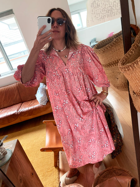 Chowchilla Vintage ARKIE Dress (Long) • "Blush"