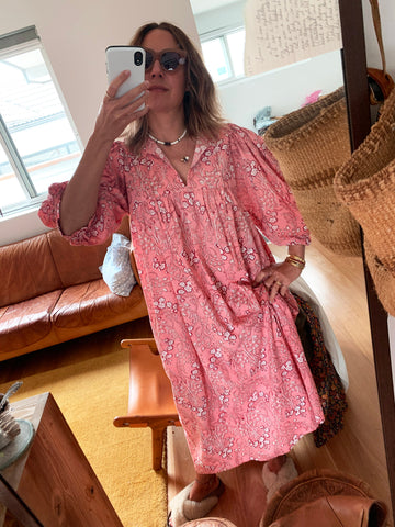 Chowchilla Vintage ARKIE Dress (Long) • "Blush"