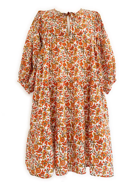 Chowchilla Vintage ARKIE Dress (Mini) • "White Blossom" • LAST ONE (Size XXL)