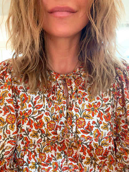 Chowchilla Vintage ARKIE Dress (Mini) • "White Blossom" • LAST ONE (Size XXL)