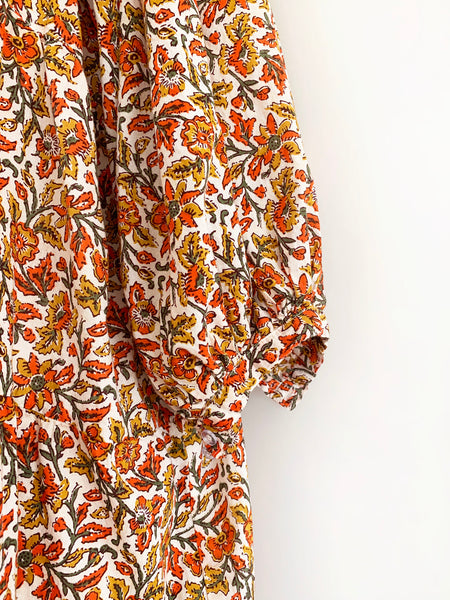 Chowchilla Vintage ARKIE Dress (Mini) • "White Blossom" • LAST ONE (Size XXL)