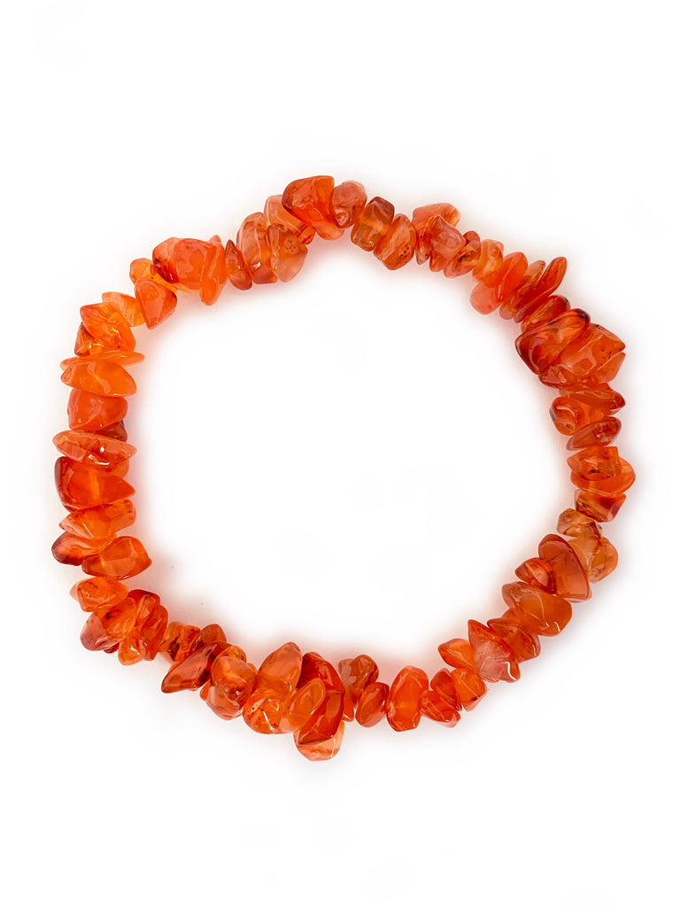 CARNELIAN Cleansing Crystal Chip Bracelet