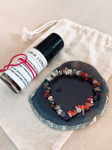 EARTH ANGEL Cleansing Crystal Chip Bracelet