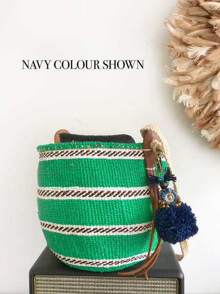 Dream Chaser Embellished Pompom Key Ring (Violet)