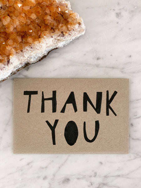 Me + Amber Greeting Card • THANK YOU