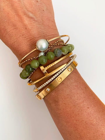 NEPHRITE JADE Healing Crystal Bracelet