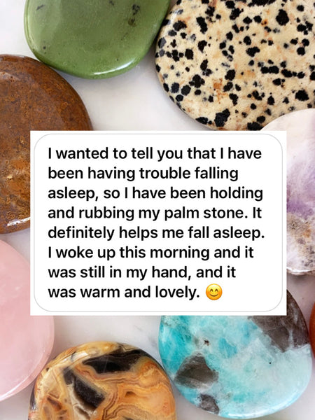 Palm Stone Crystal (Red Jasper) • NEW