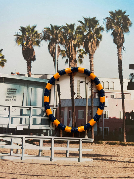 YUKI Herringbone Enamel Bracelet (Tiger)