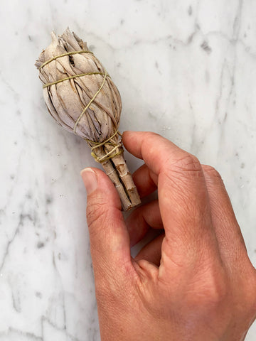 Clearing White Sage Smudge Stick • SMALL (10-12cm)