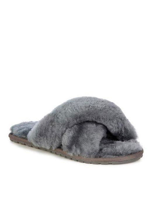 EMU Australia Shearling "Mayberry" Slides (Charcoal)