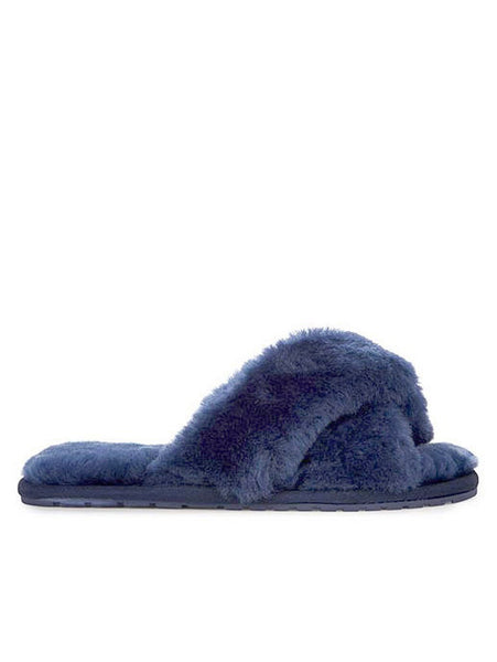 EMU Australia Shearling "Mayberry" Slides (Midnight)