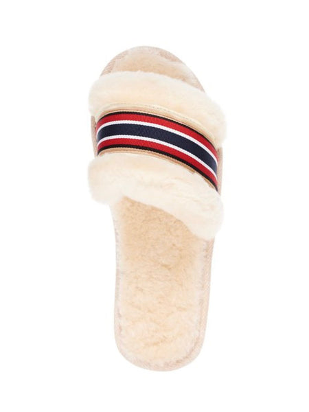 EMU Australia Shearling "Wrenlette" Slides (Natural)