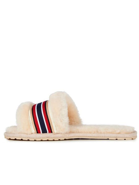 EMU Australia Shearling "Wrenlette" Slides (Natural)