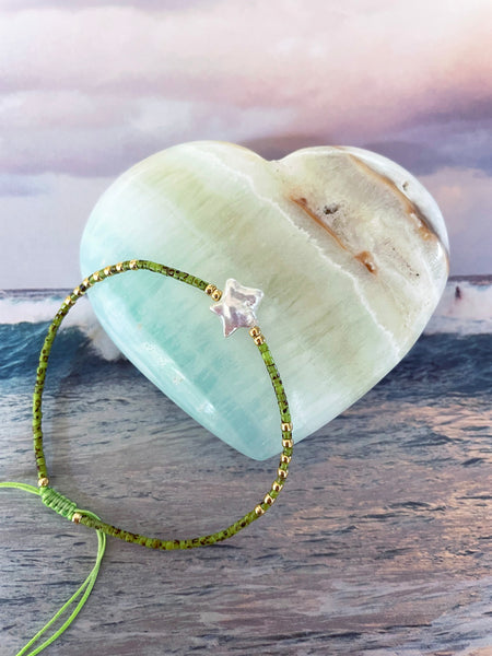 STARSTRUCK Bead + Pearl Bracelet (Apple) • LAST ONE