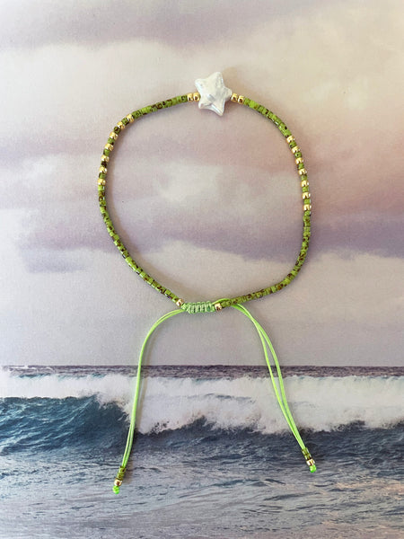 STARSTRUCK Bead + Pearl Bracelet (Apple) • LAST ONE