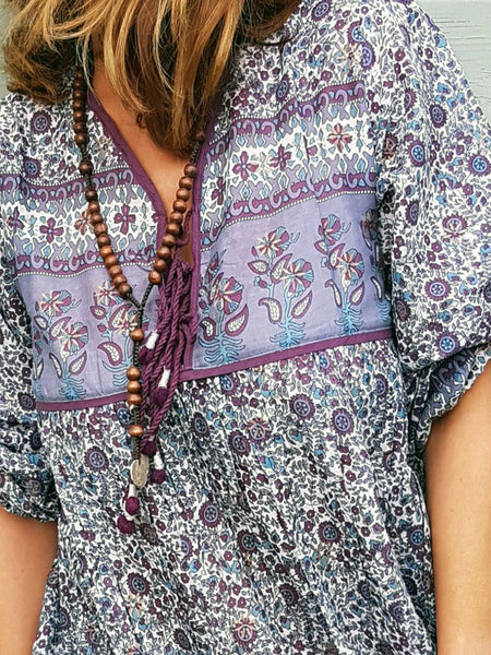 Chowchilla Vintage Indian GYPSET Blouse • "Donna" • LAST ONE (Size XS)