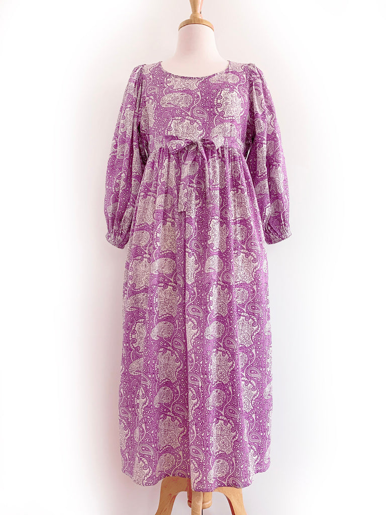 Chowchilla Vintage Indian Empire Dress "Lilah" • LAST ONE (Size Medium)