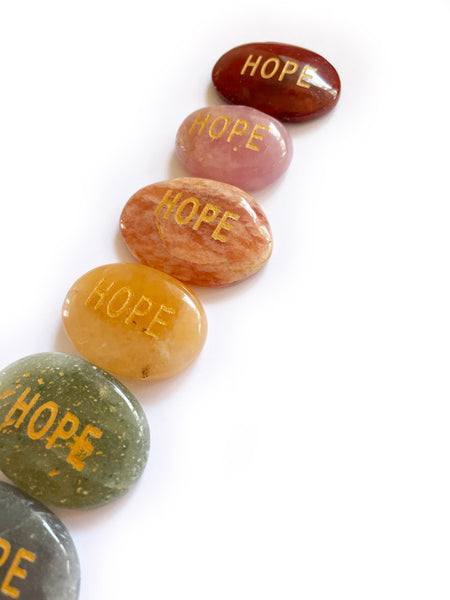 Palm Stone Word Crystal (HOPE)